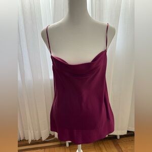Ravella - Elegant Pink or White Women's Tank Tops - 100% Silk - -Italy - Size S